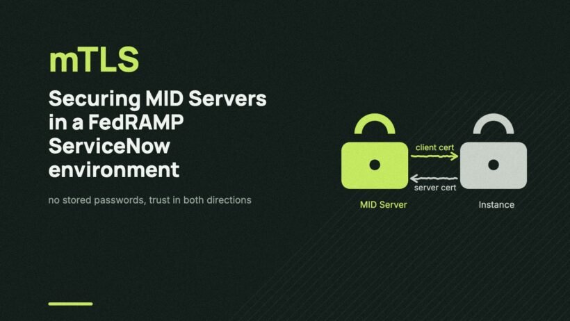 Securing MID Servers in FedRAMP ServiceNow with mTLS